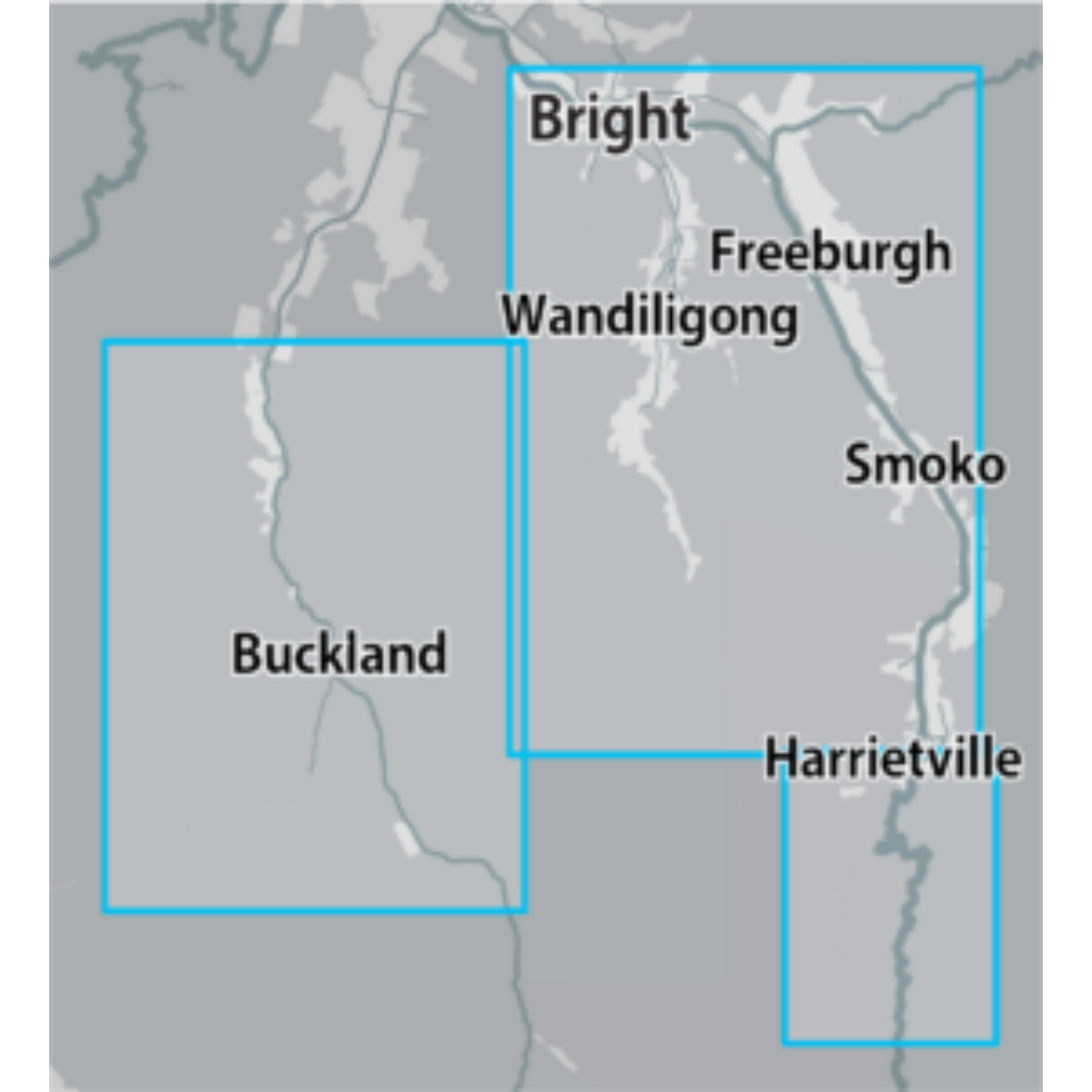 VIC Bright Buckland GOLD MAP