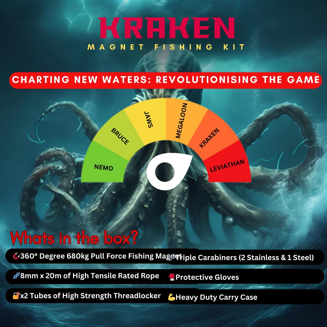 KRAKEN 680KG [360° MAGNET FISHING KIT]