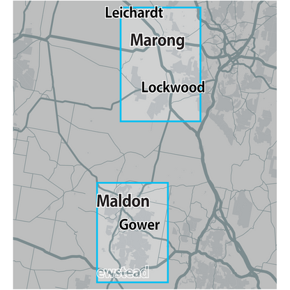 VIC Maldon Marong GOLD MAP