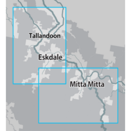 VIC Mitta Mitta Eskdale GOLD MAP