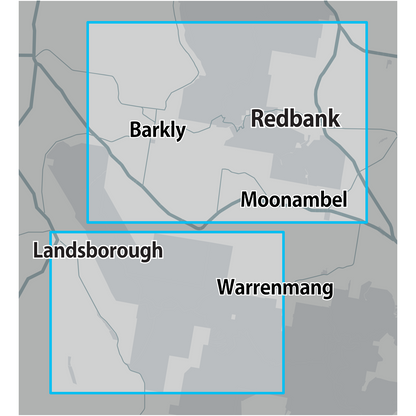 VIC Redbank Landsborough GOLD MAP