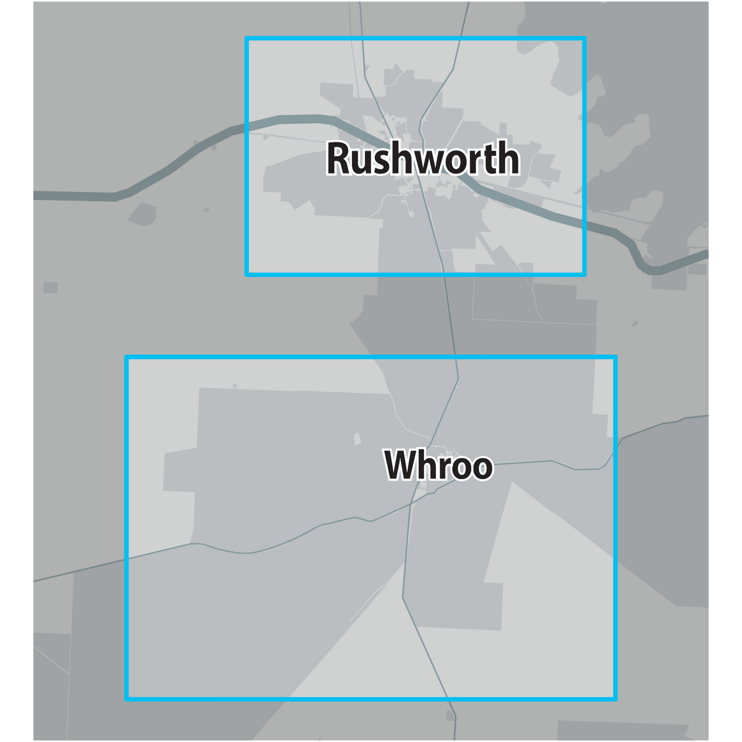 VIC Rushworth Whroo GOLD MAP