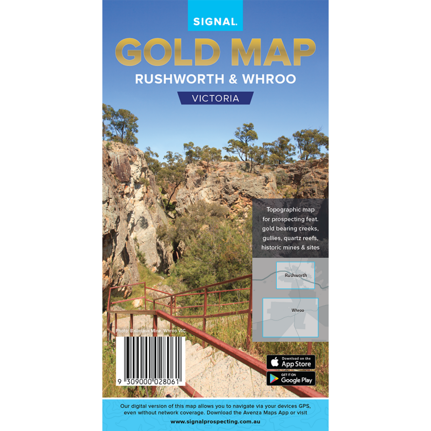 VIC Rushworth Whroo GOLD MAP