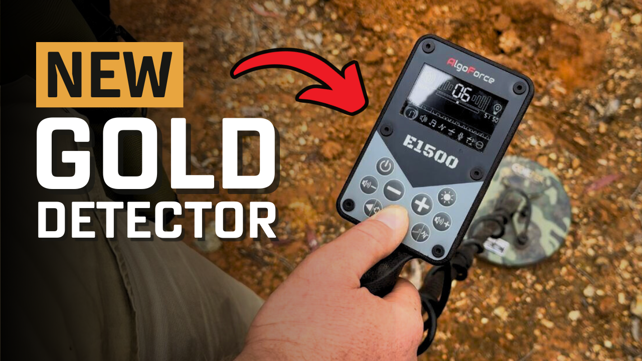 Load video: AlgoForce E1500 Metal Detecting Review Detect-Ed Australia.